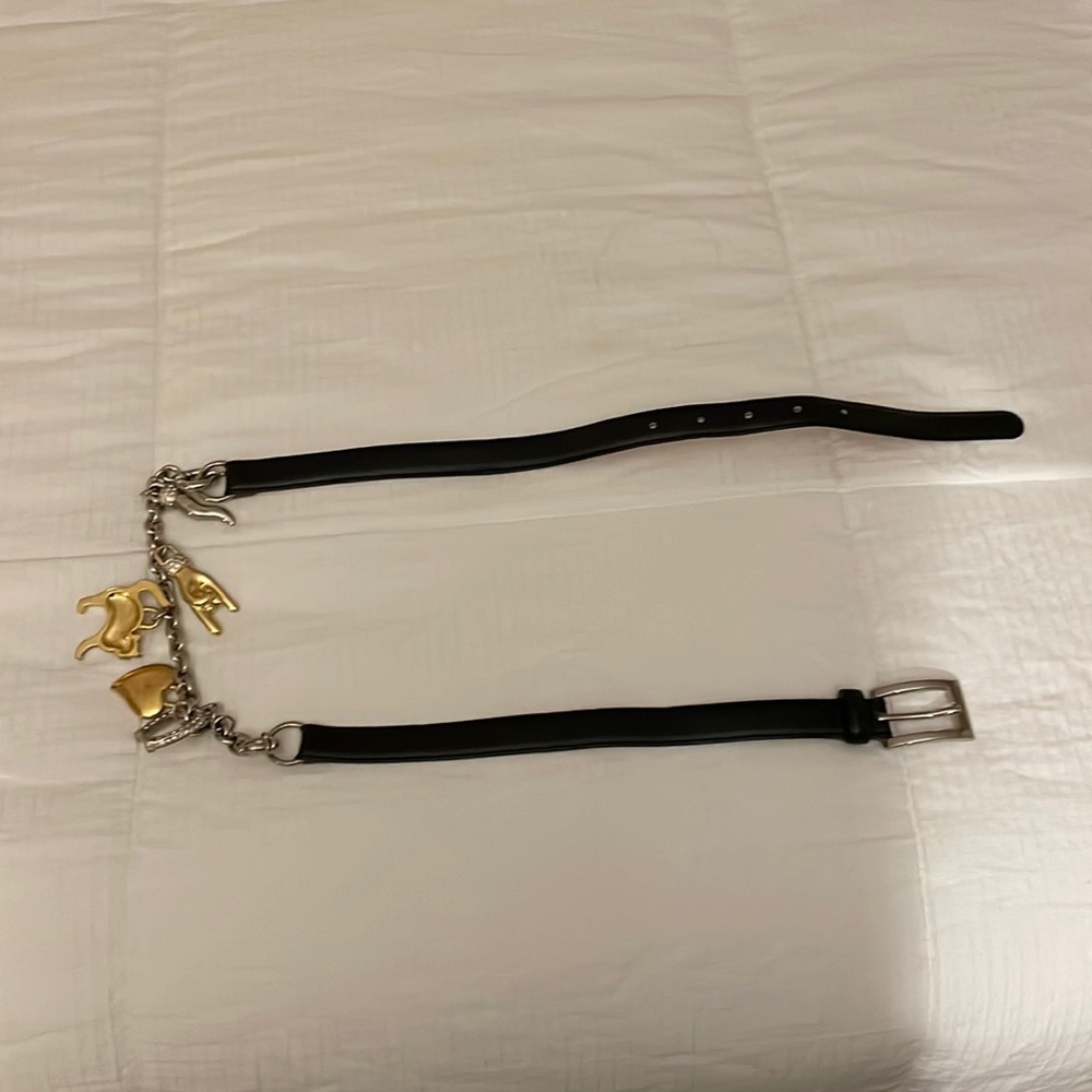 Moschino leather belt
